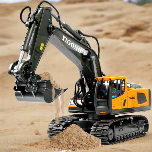 11CH RC Excavator with Lights and Music